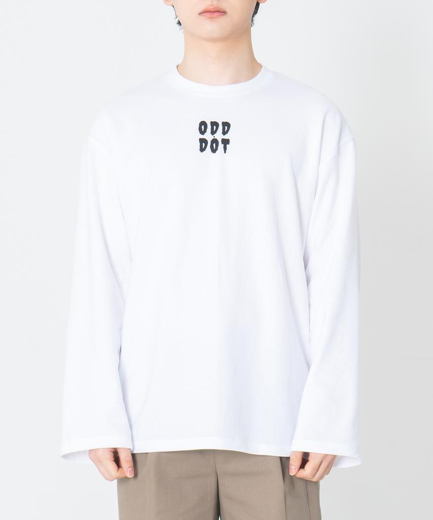 ODD DOT Big Logo Long Sleeve_White