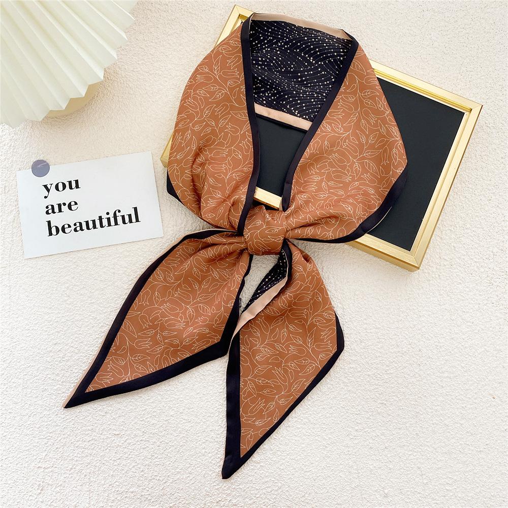 New Scarves Silk Scarves Women'S Spring And Autumn Season Long Decorative Professional Scarves Summer Thin Styles Paired With Shirts Stylish