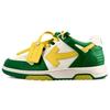 Out Of Office OOO Low Tops Green Yellow Men Sneakers OMIA189S23LEA0045518