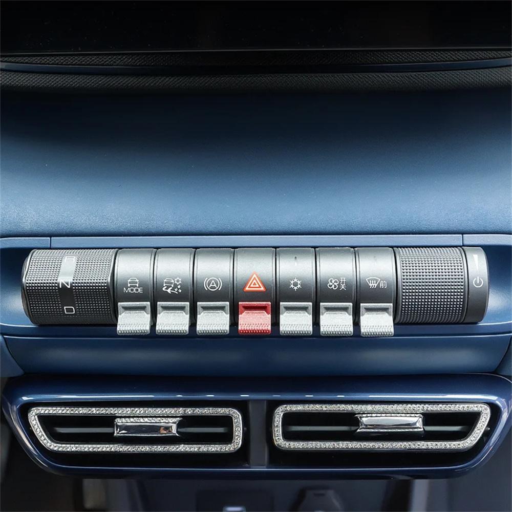 7 шт. Наклейка-лепесток кнопки управления кондиционером, ручка для Byd Dolphin Seagull