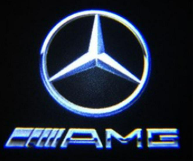 Светодиодные приветственные огни для Mercedes C-Class W203, CLK, SLK, SLR - Проекторы в двери