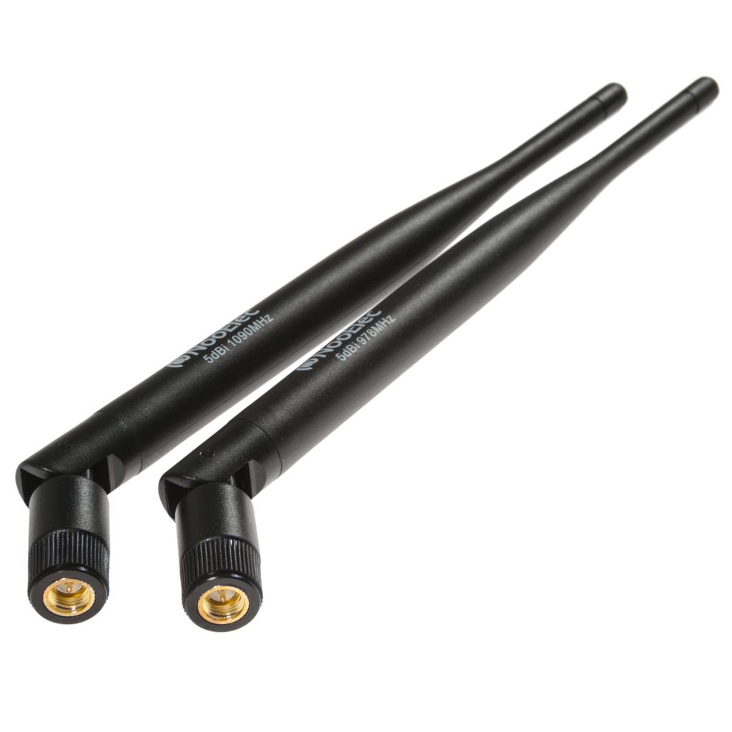 NooElec ADS-B Discovery 5dBi (High Gain) Antenna Bundle - 1090MHz & 978MHz Antenna Bundle for SMA and MCX Connectivity Software-Defined Radios (SDRs)