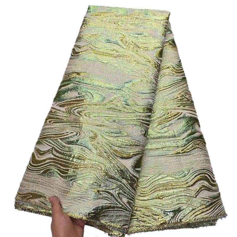 1 Yards Chinese Traditional Hanfu Jacquard Lace Fabric High Quality Nigerian African Brocade Fabric Diy Sewing Fashion Apparel