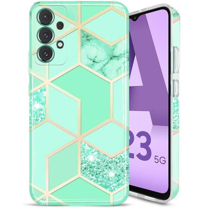 Coque de protection - BOOLING - pour Samsung Galaxy A23 5G - Turquoise - Slim et Élégant - Anti-Rayures