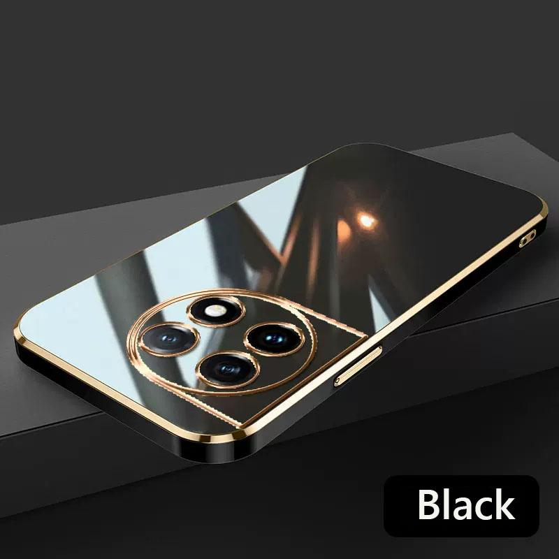 Роскошный чехол для телефона с квадратным покрытием для OnePlus 11 11R OnePlus11 OnePlus11R One Plus 11 5G противоударная мягкая силиконовая задняя крышка