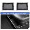 Underseat Storage Box For Tesla Model Y Environmentally Friendly Drawer TPE Storage Box Push Pull Car Interior Accessories 2024