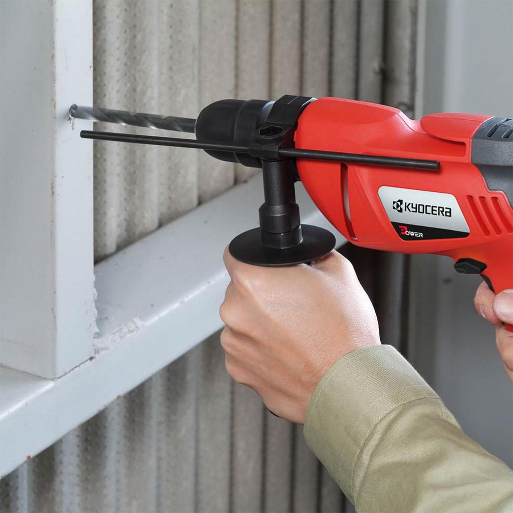 Kyocera Old Ryobi Drill Ironwork 10mm Woodwork 25mm 648550A According To the Application with 13 Drill Maximum Drilling Capacity 10mm 25mm Chuck