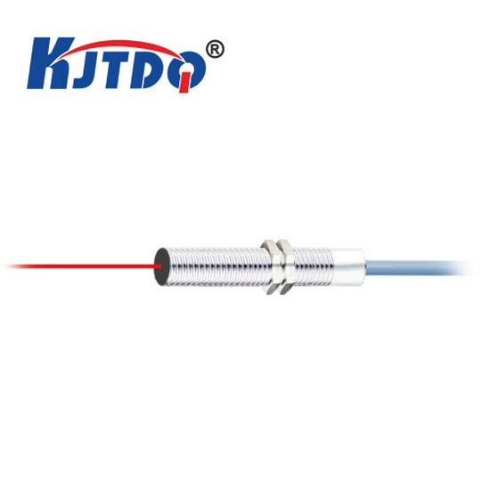 KJTDQ M8 3-проводной NPN лазерный датчик, 24 В постоянного тока, нормально открытый, диффузное отражение