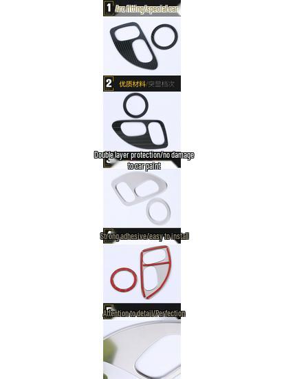 2020 CT4 Driver's Seat Adjustment Sticker for Left/Right Bright Ring On Center Console