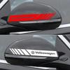Для Volkswagen VW 2 шт. Автомобильные ПВХ Полосы Гоночные Полосы Наклейки на Зеркало Заднего Вида Для Volkswagen Golf-7 4 5 6 CC T-ROC Sharan Passat