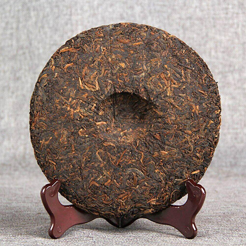 2017 Старое дерево, чистый материал, спелый чай пуэр, Исландия, чай пуэр с золотыми бутонами, 357 г