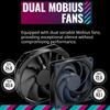 Cooler Master MasterAir MA824 Stealth 8 Heat Pipes Dual Tower Fan Совместим с воздушным охлаждением CPU Cooler FN1995 и LGA1700/AM5/AM4 MAM-D8PN-318PK-R1