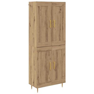 Высокий комод Artisan Oak 69,5 x 34 x 180 см ДСП