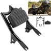 Съемная спинка пассажира мотоцикла Sissy Bar с подушкой для Harley Touring Street Glide Road Glide Road King 2009-позже