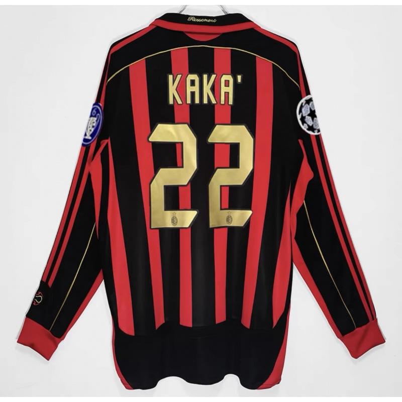 AC Milan Кака Париж футбольная майка Испания Франция Бразилия Чемпионат мира ретро-майка Ретро-майка