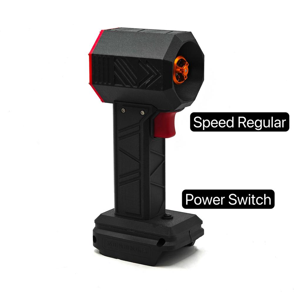 Ручной струйный вентилятор 1000 г, мощный вентилятор с бесщеточным двигателем 50 мм, турбовентиляторный воздуховод высокой мощности