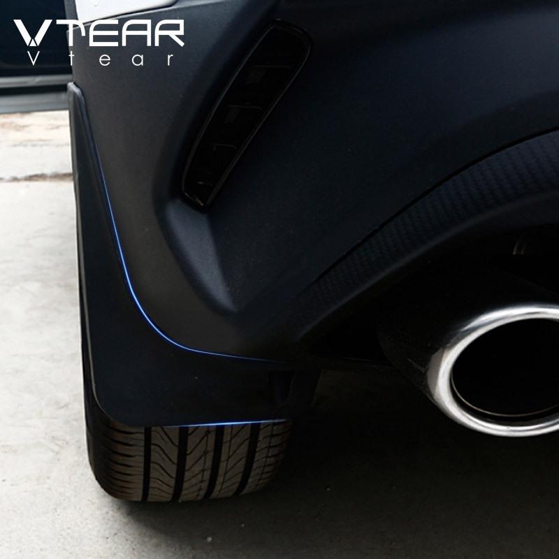 Vtear For Geely Coolray SX11 2018- Car Exterior Retrofit Mud Guard 4Pcs Fender Protector Cover Paint Protection Easy tall