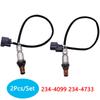 2Pcs Oxygen O2 Sensor Upstream & Downstream Front Rear For Honda Civic 2001 2002 2003 2004 1.7L D17A7 Car Accessories Auto Parts