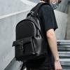 Модные мужские рюкзаки большой вместимости, повседневные компьютерные сумки для студентов колледжей и кожаные школьные ранцы