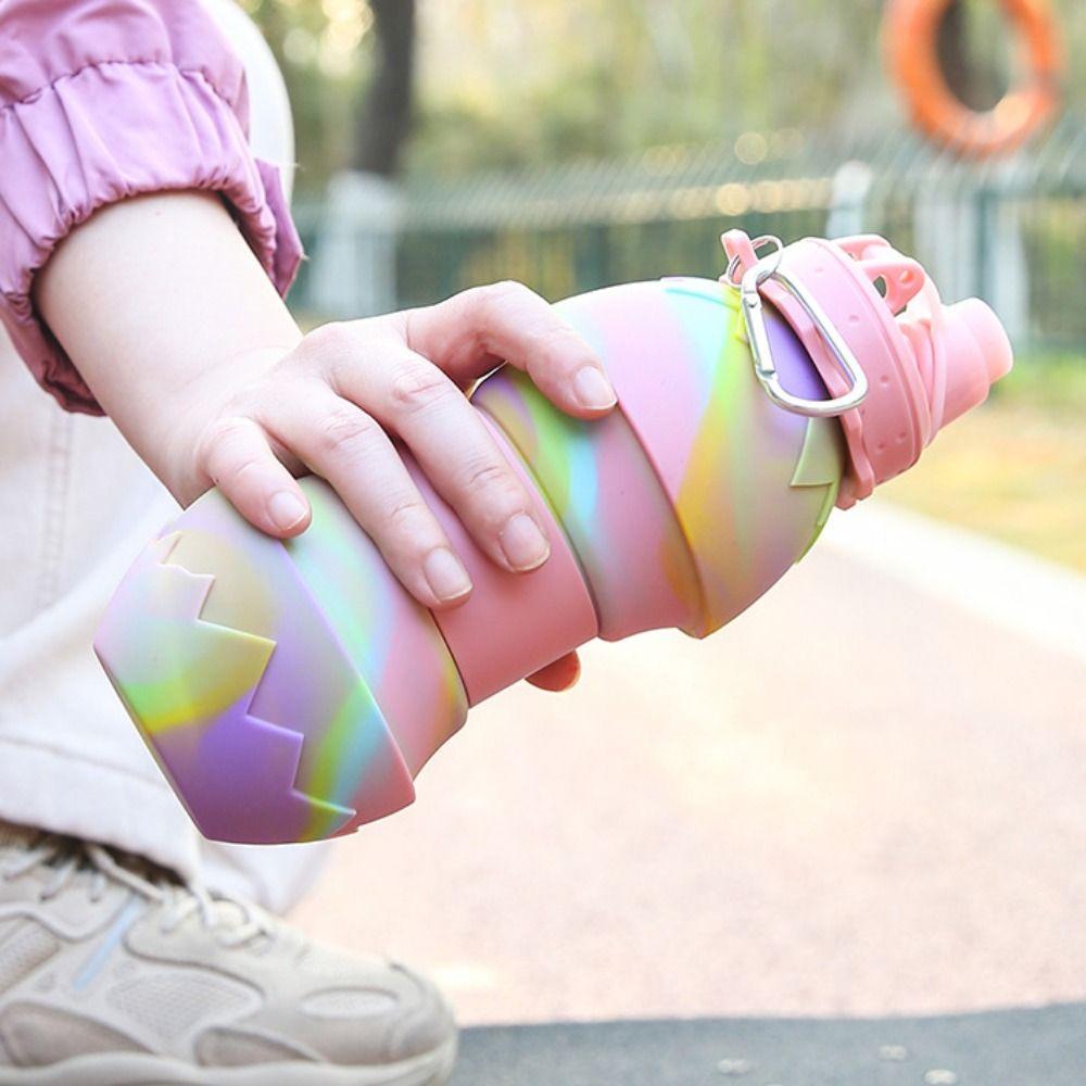 Silicone Silicone Folding Cups Large Capacity Portable Water Bottle Sport Water Bottle Children