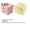 Relaxation Hand Toy 1/2Pcs Pink Cheese Squeeze Stress Relief Yellow Block Fidget Fake Cube Sensory Reduction Ball