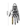 Movable Finger Joints Mechanical Bionic Hand Pendant Steampunk Mechanical Hands Necklace