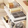 Многофункциональные кухонные полки, подставка для овощей, разделочная доска, крышка, органайзер для столовых приборов, шкаф для хранения палочек и ложек, держатель для мисок