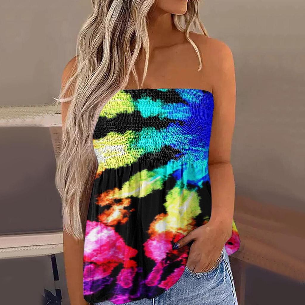 Модная сексуальная тонкая футболка с открытыми плечами и эластичным принтом на груди, топ