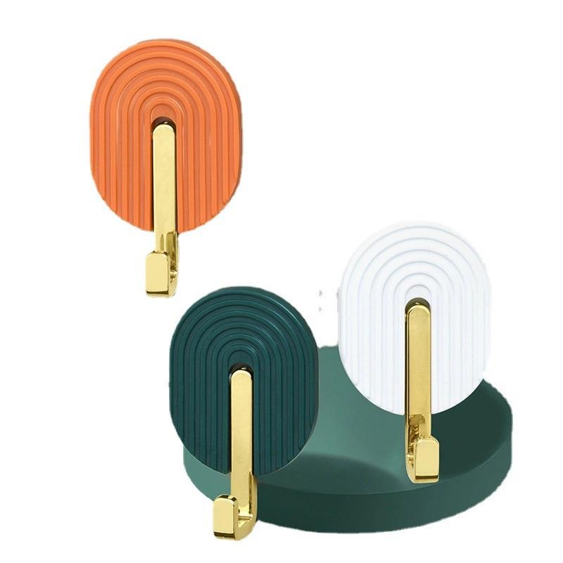 4шт настенный пластиковый самоклеящийся крючок многофункциональный вешалка для полотенец для ванной комнаты кухонный сильный наноклеевой крючок для задней двери сумка вешалка для шляп