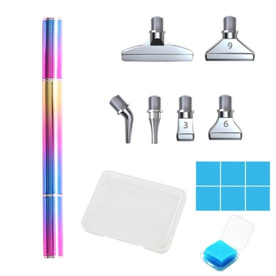 Красочный набор инструментов для алмазного искусства. Гладкая поверхность. Эргономичный, простой в использовании. Проекты «сделай сам». Ручки для рисования с бриллиантами из смолы ручной работы.