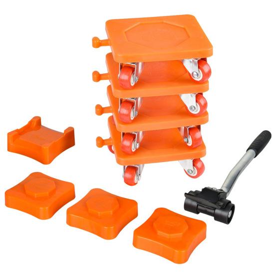 Набор инструментов для подъема мебели Грузоподъемность 500 кг Легко устанавливаемый слайдер для бытовой техники Подъемная подкладка