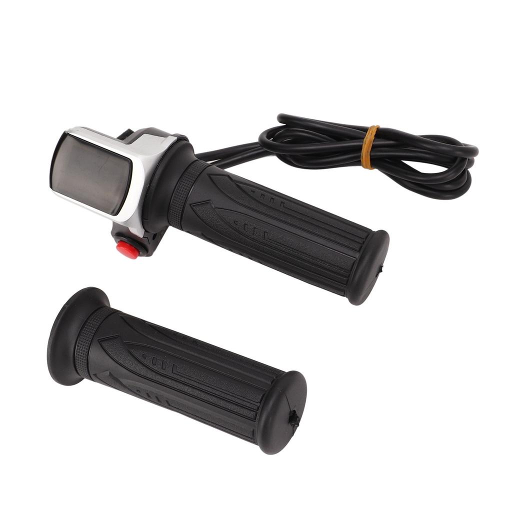 Ручка газа для электросамоката Удобная Водонепроницаемая Регулируемая Ручка газа с регулировкой скорости для электровелосипеда с ЖК-дисплеем