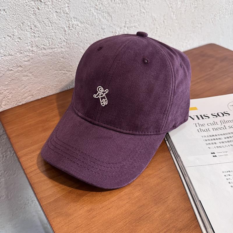 Хлопковая повседневная твиловая вышитая бейсболка, кепка для защиты от солнца с изогнутым козырьком