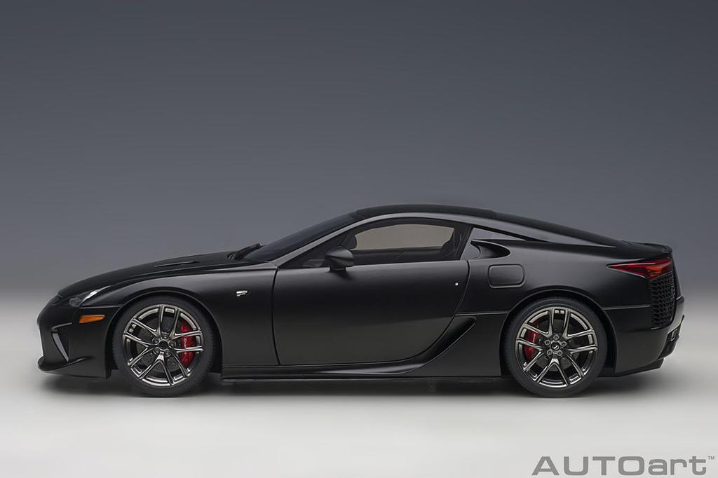AUTOart 1/18 Lexus LFA (Matte Black) Finished Product