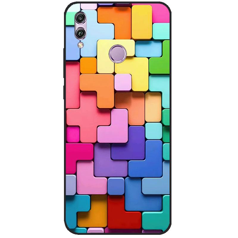 Чехол для Honor 8X 6,5" ТПУ Модный чехол для Honor 8X 8x Мягкий силиконовый чехол для телефона Для Huawei Honor 8X 8 X Защитный чехол Coque