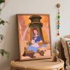 Disney Цифровая масляная живопись Красавица читает книгу картина искусство ручная работа DIY подарок украшение дома