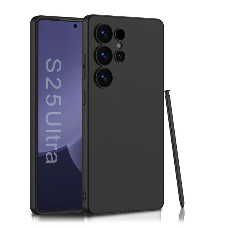 Тонкий силиконовый мягкий чехол из ТПУ Samsung S25 Ultra с защитой от падений и точными вырезами