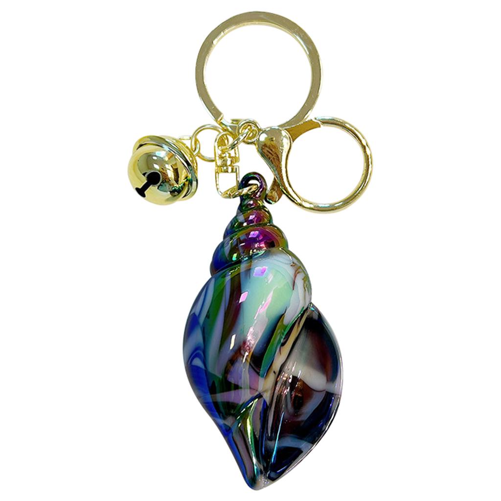Unique Key Accessory for Keys and BagsBeautiful Conch Pendant Keyrings Phone Lanyard Keychain for Fashion Enthusiasts