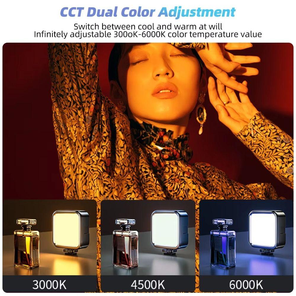Portable Camera Fill Light Rechargeable Fill Lamp Portable Photography Lighting Indoor Shooting