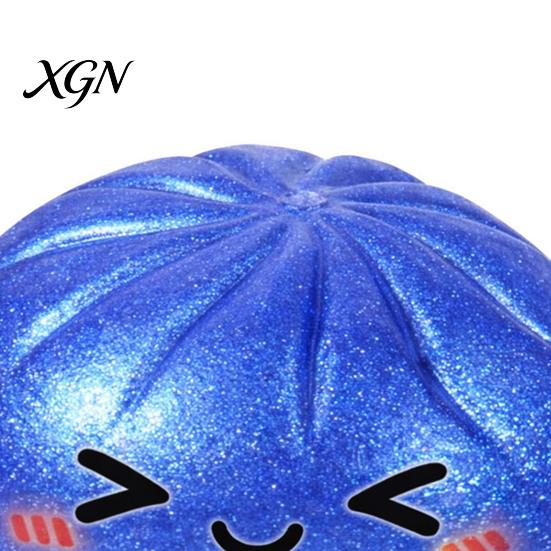 Soft Tactile Toy Bun Squeeze Non-Sticky Slow Rebound Stress Relief Fidget Simulated Fold Cute Shape Portable Decompression Gadget for Kids Adults