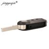 Jingyuqin S 2/3 кнопки Пустой корпус ключа зажигания для Fiat 500 Panda Punto Bravo Ducato Peugeot Boxer Citroen Jumper Авто
