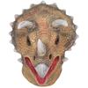 Jurassic Dinosaur Mask Triceratops Latex Halloween Stage Prop Decoration