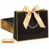 10pcs Bags with Handles 12.6 X 9.84 X 4.33'' Elegant Gift Bags with Bow Ribbon for Wedding Fall Thanksgiving