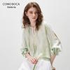 Блузка Kemeng Boka 2026 S/S с галстучным окрашиванием из шелка тутового дерева