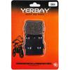 Yerbay Front and Rear Brake Pads for Yamaha Raptor 660 YFM660 2001-2004 Raptor 350 YFM350 2004-2010 for Honda TRX300 1993-2009 TRX 400 1999-2009 ATC