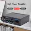 High Power Bluetooth Stereo Amplifier Household Theater Karaoke Audio Amplifier Public Broadcasting System 5.3*19.6*7.5cm