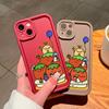 Cute Cartoon Soft Phone Casing for Realme OPPO Reno VIVO Infinix Tecno Oneplus Full Cover Camera Shockproof Protection Rubber Case Cover