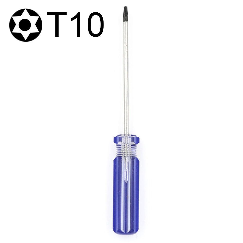 Отвертка с центральным отверстием, защищенная от несанкционированного доступа, серебристо-синяя, отвертка Torx, отвертка Torx, игровая консоль