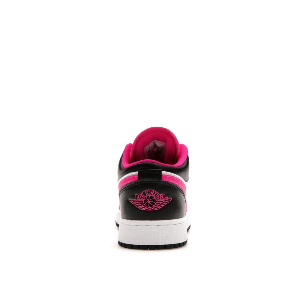 Детские кроссовки Air Jordan 1 Low GS Fierce Pink Black White DZ5365-601