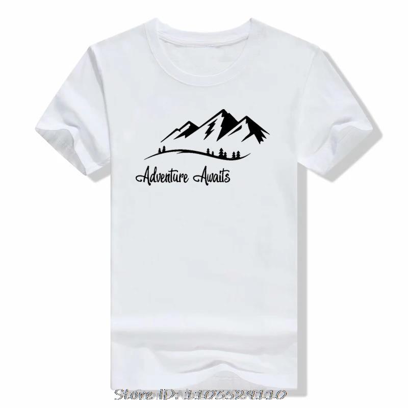 Eat Sleep Travel Repeat Mountains Tshirt Unisex Adventure Hiking Tshirt Summer Outdoor Casual Graphic Tees Tops T Shirt Tops